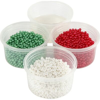 Pearl Clay Modellermasse 3x25g Grøn/hvid/rød Pearl Clay Modellermasse 3x25g Grøn/hvid/rød