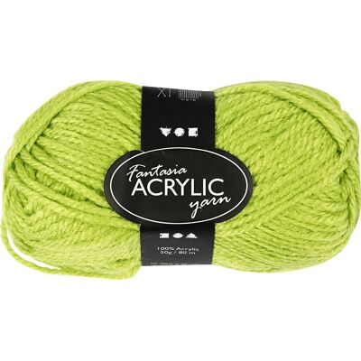 Fantasia Akrylgarn 50g Lys Grøn Fantasia Akrylgarn 50g Lys Grøn