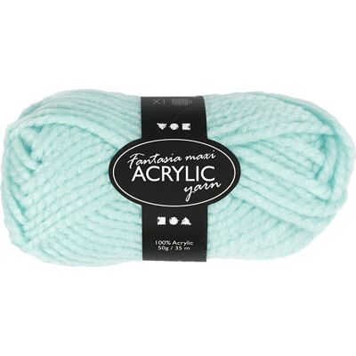 Fantasia Maxi Akrylgarn 50g Mintgrøn Fantasia Maxi Akrylgarn 50g Mintgrøn