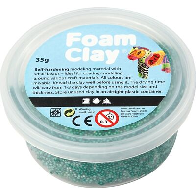 Foam Clay Modellermasse 35 G Mørkegrøn Foam Clay Modellermasse 35 G Mørkegrøn