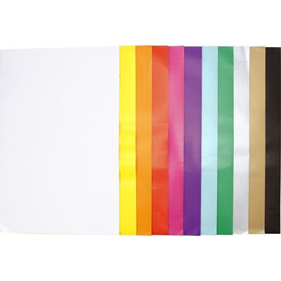 No-Name Glanspapir 32x48 Cm 80g 275 Ark Ass. No-Name Glanspapir 32x48 Cm 80g 275 Ark Ass.