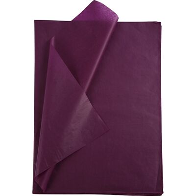 No-Name Silkepapir 50x70 Cm 14g 25 Ark Bordeaux No-Name Silkepapir 50x70 Cm 14g 25 Ark Bordeaux