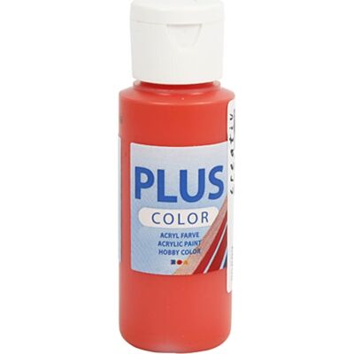 Plus Color Hobbymaling 60 Ml Brilliant Red Plus Color Hobbymaling 60 Ml Brilliant Red