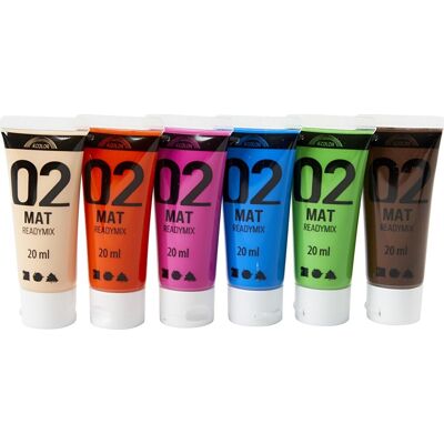 Creativ Company Akrylmaling 6x20ml Mat Suppl. Creativ Company Akrylmaling 6x20ml Mat Suppl.