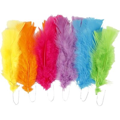 No-Name Pyntedun 11-17 Cm 18 Bundter 6 Farver No-Name Pyntedun 11-17 Cm 18 Bundter 6 Farver