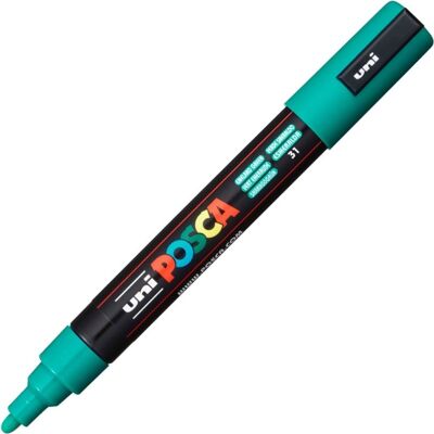 Posca Marker Pc-5m M 2,5 Mm Emerald Green Posca Marker Pc-5m M 2,5 Mm Emerald Green