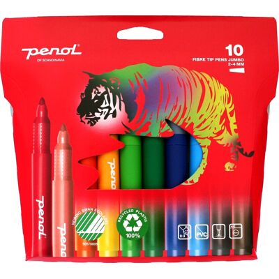 Penol Tusser Jumbo 10 Farver Penol Tusser Jumbo 10 Farver