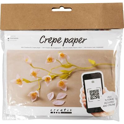 No-Name Mini Diy Kit Crepepapir, Kirsebærgren No-Name Mini Diy Kit Crepepapir, Kirsebærgren
