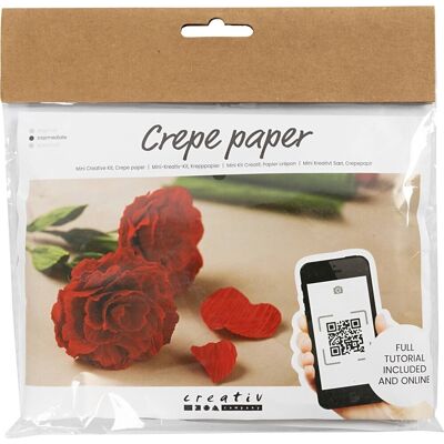 No-Name Mini Diy Kit Crepepapir, Roser No-Name Mini Diy Kit Crepepapir, Roser