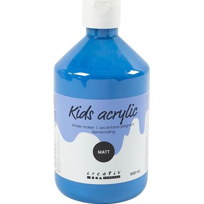 Creativ Company Akrylmaling 500ml Mat Primær Blå Creativ Company Akrylmaling 500ml Mat Primær Blå