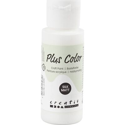 Plus Color Hobbymaling 60 Ml White Plus Color Hobbymaling 60 Ml White