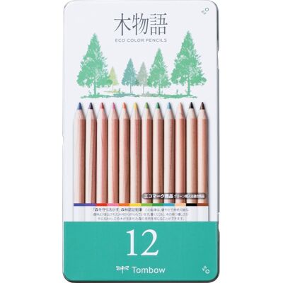 Tombow Eco Color Farveblyanter, 12 Farver Tombow Eco Color Farveblyanter, 12 Farver