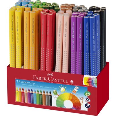 Faber-Castell Grip Farveblyanter Jumbo 72 Stk. Faber-Castell Grip Farveblyanter Jumbo 72 Stk.