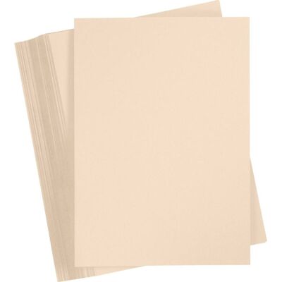 Karton Play Cut, A4, 180 G, Beige, 100 Ark Karton Play Cut, A4, 180 G, Beige, 100 Ark