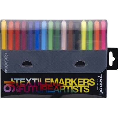 Penol Future Artist Textilmarkere 16 Farver Penol Future Artist Textilmarkere 16 Farver