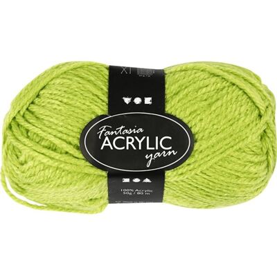 Fantasia Akrylgarn 50g Lys Grøn Fantasia Akrylgarn 50g Lys Grøn