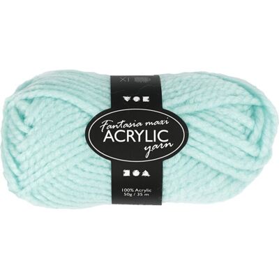 Fantasia Maxi Akrylgarn 50g Mintgrøn Fantasia Maxi Akrylgarn 50g Mintgrøn