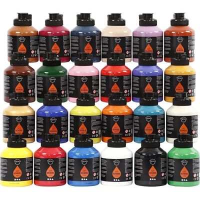 Pigment Kunstnermaling 24x500 Ml Ass. Farver Pigment Kunstnermaling 24x500 Ml Ass. Farver
