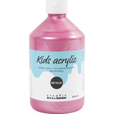 Creativ Company Akrylmaling 500ml Metallic Lyserød Creativ Company Akrylmaling 500ml Metallic Lyserød