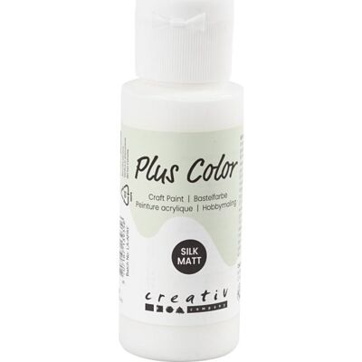 Plus Color Hobbymaling 60 Ml White Plus Color Hobbymaling 60 Ml White