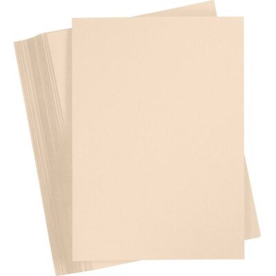 Karton Play Cut, A4, 180 G, Beige, 100 Ark Karton Play Cut, A4, 180 G, Beige, 100 Ark
