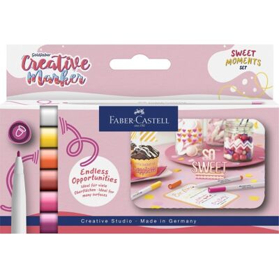 Faber-Castell Creative Marker, Sweet, 6 Farver Faber-Castell Creative Marker, Sweet, 6 Farver
