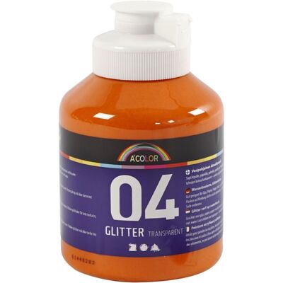 A-Color Akrylmaling - orange - glitter - Maling A-Color Akrylmaling - orange - glitter - Maling