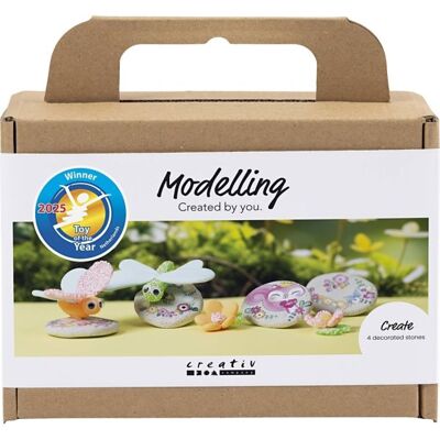 Foam Clay Mini Diy Kit Modellering, Sten Med Insekter Foam Clay Mini Diy Kit Modellering, Sten Med Insekter
