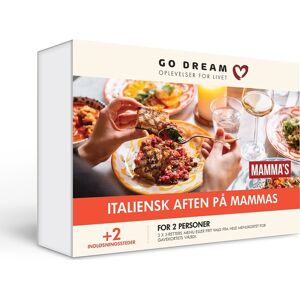 Go Dream Oplevelsesgave - Italiensk Aften På Mamma'S