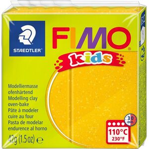 Fimo Kids Ler, 42g, Guld Glitter