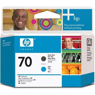 HP No 70 C9404a Printhoved, Sort Og Blå HP No 70 C9404a Printhoved, Sort Og Blå