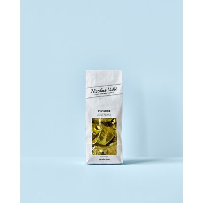 Nicolas Vahe Nicolas Vahé Kakaotrøffel, Pistacie, Knas, 110g Nicolas Vahe Nicolas Vahé Kakaotrøffel, Pistacie, Knas, 110g