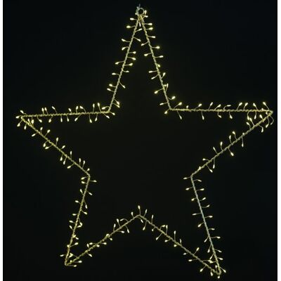 Sirius Liva Cluster Stjerne, 190 Led, Guld Sirius Liva Cluster Stjerne, 190 Led, Guld