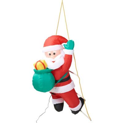 Koopman Oppustelig Julemand Med Rebstige, H122 Cm Koopman Oppustelig Julemand Med Rebstige, H122 Cm