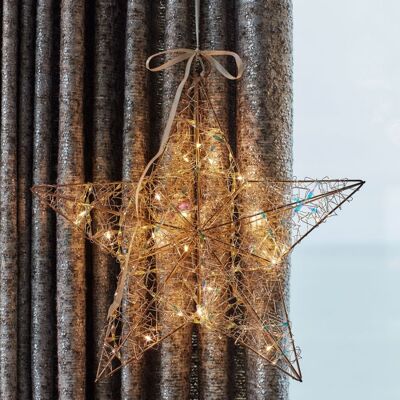 Sirius Lily Stjerne M. Led, Guld Sirius Lily Stjerne M. Led, Guld