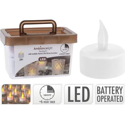 Koopman International LED Tealights Flere Farver - LED Tealights Koopman International LED Tealights Flere Farver - LED Tealights