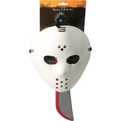 Koopman Halloweenmaskesæt Med Legetøjsvåben, 2 Stk. Koopman Halloweenmaskesæt Med Legetøjsvåben, 2 Stk.