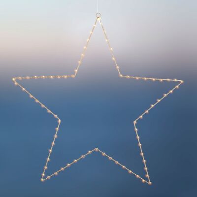 Sirius Liva Led-Stjerne 70 Cm, Guld, 80 Led Sirius Liva Led-Stjerne 70 Cm, Guld, 80 Led