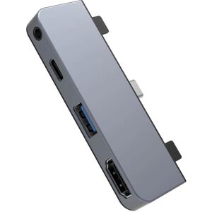 Hyper 4-I-1 Usb-C Hub Til Ipad, Grå