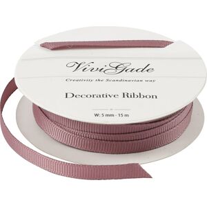 Vivi Gade Dekorationsbånd   6mm X 15m   Rosa