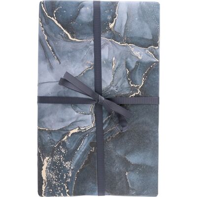 No-Name Gavepapir, Blue Earth, 57cm X 120m No-Name Gavepapir, Blue Earth, 57cm X 120m