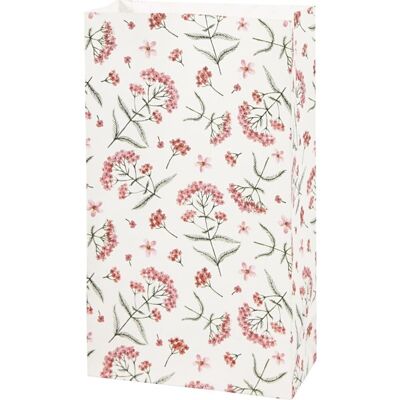 Vivi Gade Gavepose, 12x6x21cm, S.Blomster, 8stk Vivi Gade Gavepose, 12x6x21cm, S.Blomster, 8stk