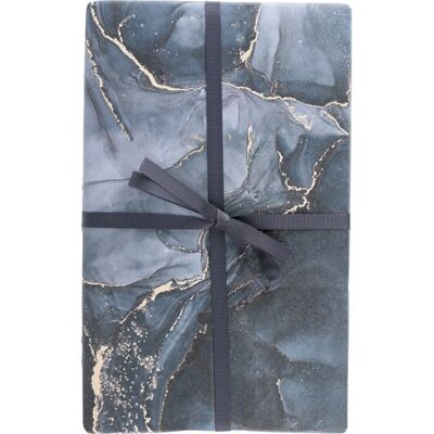 No-Name Gavepapir, Blue Earth, 57cm X 120m No-Name Gavepapir, Blue Earth, 57cm X 120m