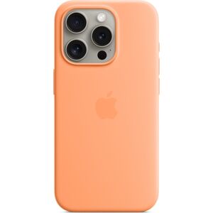 Apple Iphone 15 Pro Silikone Cover, Appelsinsorbet