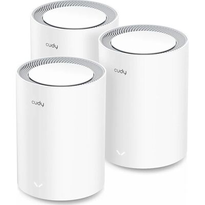 Cudy Mesh Solutio 3-Pk, Gigabit Wi-Fi 6 2.5g Cudy Mesh Solutio 3-Pk, Gigabit Wi-Fi 6 2.5g