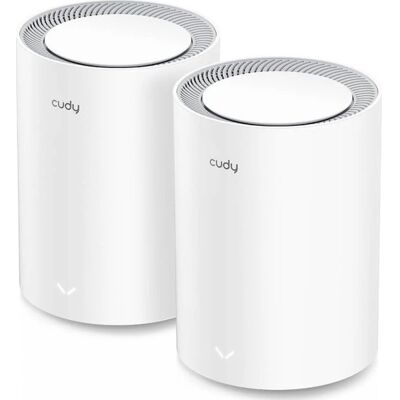 Cudy Mesh Solution M3000 2-Pk, Gigabit Wi-Fi 6 2.5 Cudy Mesh Solution M3000 2-Pk, Gigabit Wi-Fi 6 2.5