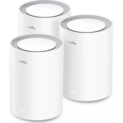 Cudy Mesh Solutio 3-Pk, Gigabit Wi-Fi 6 2.5g Cudy Mesh Solutio 3-Pk, Gigabit Wi-Fi 6 2.5g
