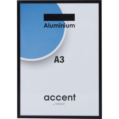 Nielsen Rammer Accent Skifteramme A3, Sort Nielsen Rammer Accent Skifteramme A3, Sort
