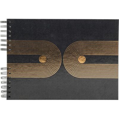 Exacompta Spiral Fotobog - 50 sider - Sort - 32x22 cm Exacompta Spiral Fotobog - 50 sider - Sort - 32x22 cm