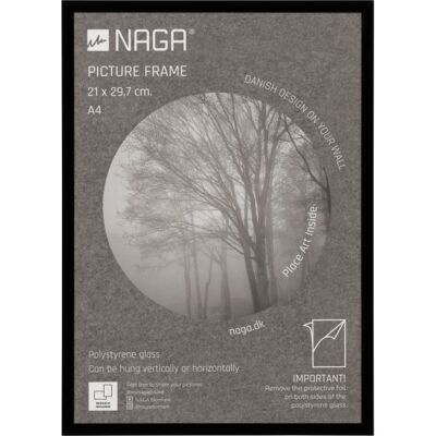 Naga Billedramme, 21 X 29.7 Cm, Sort Naga Billedramme, 21 X 29.7 Cm, Sort